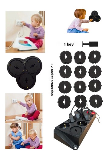 RubaTrend New Generation Socket Cover Baby and Child Safety Protection Socket Protective Cover