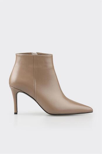Elle Shoes Γυναικείες κλασικές μπότες από δέρμα βιζόν