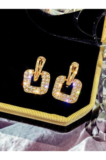 Kelan Cercei damă placați cu aur 14K și cristale – model Inna