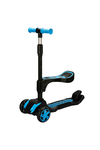 Scooter Oturaklı Scooter Işıklı 3 Tekerlekli Combo Scooter 3+ Yaş