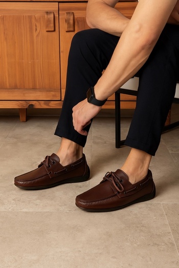 Safari Ayakkabı Rixos Men's Genuine Leather Loafer