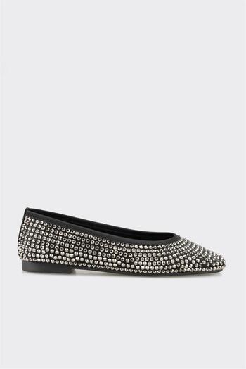 Elle Shoes Black Women's Ballerinas