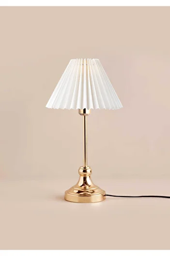 HOMİNG Homing Pleated Gold Lampshade 241963