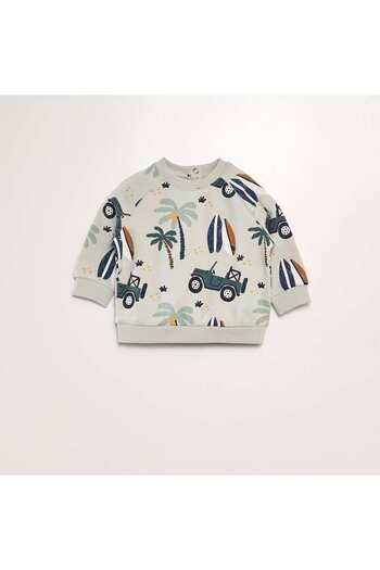 KIABI Printed sweatshirt GREEN