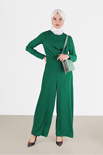 Alvina WAIST DETAILED BACK ZIPPERED JUMPSUIT 42451