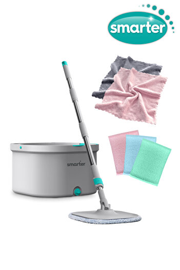 SMARTER Aqua Master Special Set Clean & Dirty Water Separation Feature Automatic Cleaning Set Mop Mop