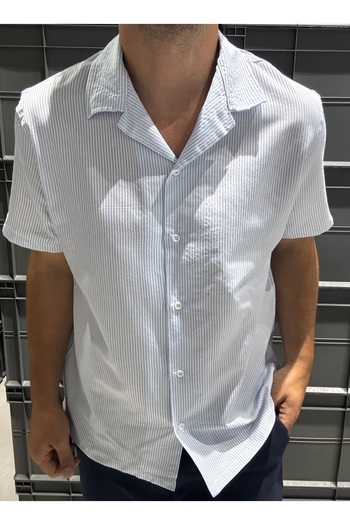 King Brothers Men's Oversize Shirt - Short Sleeve, Honeycomb Fabric