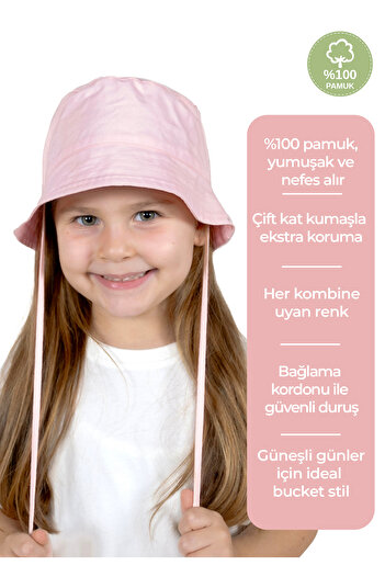 Ozmoz By Mukadder Özden 100% Cotton Canvas Children's Hat