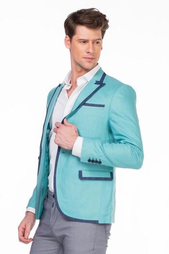 Cipo&Baxx Cj222 Καλοκαιρινό λεπτό ανδρικό casual blazer μπουφάν