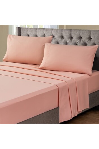 Five Store Cearsaf de pat din bumbac ranforce 100%, densitate 120 g/mp, Somon, 240/260cm