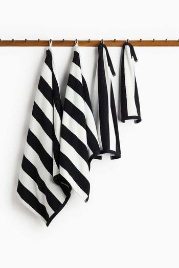 H&M Striped hand towel