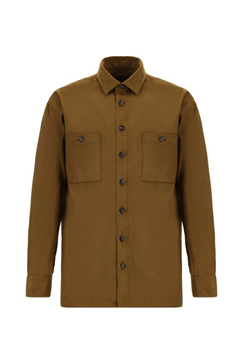 Abdullah Kiğılı Μακρυμάνικο Oversize Suede Πουκάμισο