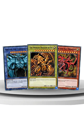 Store Yu-Gi-Oh Egyptian God Cards Set Turkish Cards