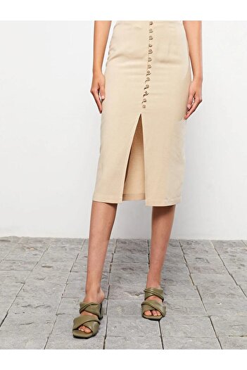 LC Waikiki Lcw Casual Zippered Straight Women's Skirt
