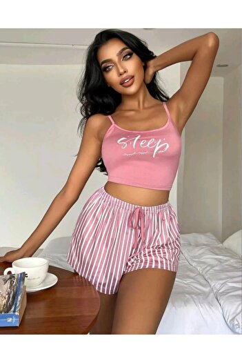 Olivia Carmen Lycra Shorts Set Nightgown