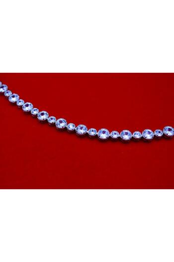 Brand. Luxury Crystal Jewelry Set – Tennis Necklace & Bracelet