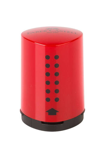 OEM Container Pencil Sharpener Faber-Castell Grip 2001 Mini, Red