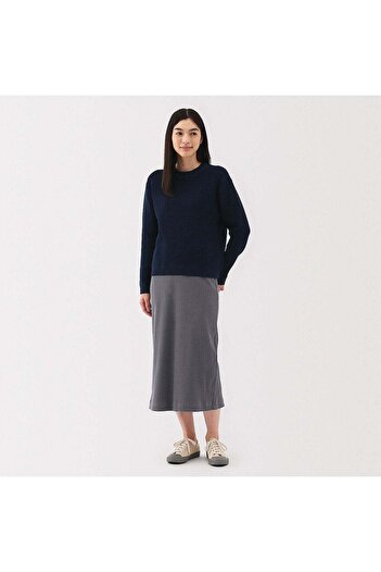 Muji Stretch Ribbed Slim Skirt