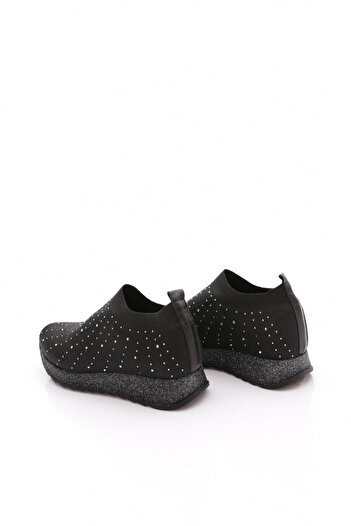 DGN 717 Kadin Taş Işleme Comfort Sneaker Ayakkabı