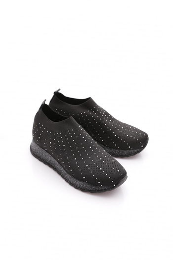 DGN 717 Women's Stone Embroidery Comfort Sneaker Shoes