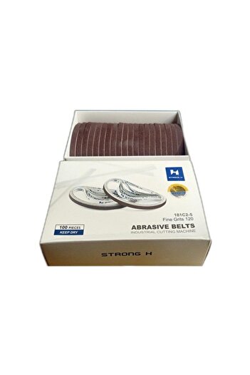 Strong Abrasive Belts for Vertical Blade Cutting Machines, Fine Grain, Strong H, 100 pcs/set