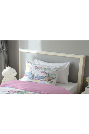 Şen Dekorasyon Hello Kitty and Friend Children's Pillow Case