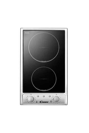 Candy Surface, Built-in, 2 Ceramic Burners, 30cm, Steel