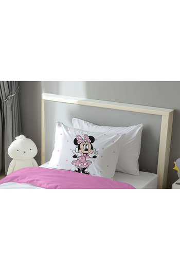 Şen Dekorasyon Minimause and Polka Dot Children's Pillow Case