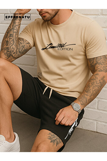 EFFRENATU T-Shirt and Shorts Set with Great Colors and Prints. Available in Plus Sizes