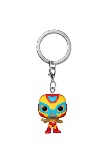 Funko Pop Keychain Figure - Marvel Luchadores Iron Man El Heroe Invicto