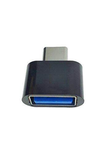 OEM Adaptor OTG USB 2.0 mamă la USB tip C mascul, alimentare, conexiune și transfer de date, negru