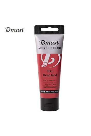 Deli EC330-DR Acrylic Paint 100ml – ideal for paper, canvas, and mixed media use