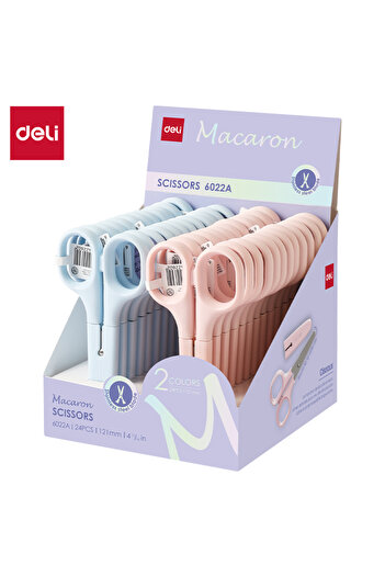 Deli E6022a 122mm School Scissors With Stainless Steel Blade 24pcs– Ideal For Classroom Use