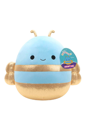 Squishmallows Adopt Me! Queen Bee Highly Collectible Super Soft Toy Blue and Gold 14inch
