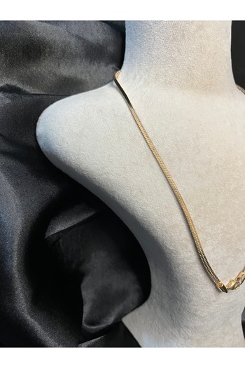 Fam&Co Jewelry Rose Gold Xuping Yılan Zincir Kadın Kolye – Suya Dayanıklı Şık Model