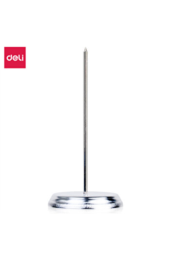 Deli 0241 Metal Bill Fork 1pc – ideal for receipt organizing and office use