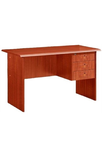 AWF AL WADI FURNITURE Anova Compressed Wood Compact Office Table, Office Desk, Computer Table, Study Cherry Brown