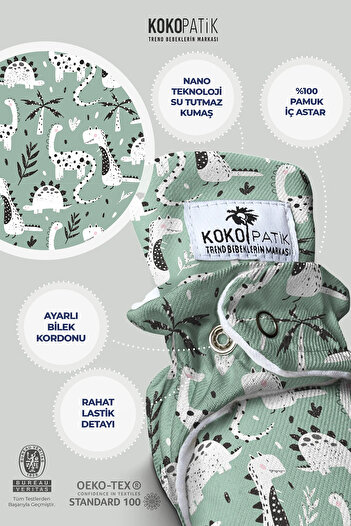 Kokopatik Green Dino Panduf