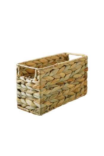 HONEYBEE Space-Saving Durable Lightweight Storage Basket Brown