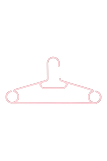HONEYBEE 5-Piece High Quality Plastic Cloth Hanger Set Assorted Color