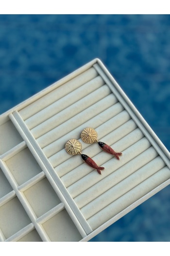 Rüya Fish Detail Earrings