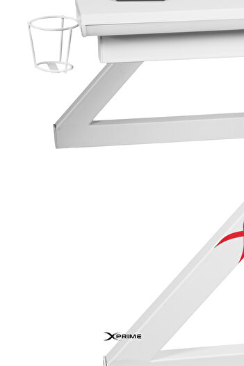 XPRİME xPrime Markus RGB Ledli Beyaz Pro Oyuncu Masası 160 CM