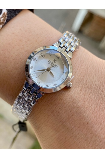 Reward Original Women Wrist Watch Waterproof Silver Color Steel Cord