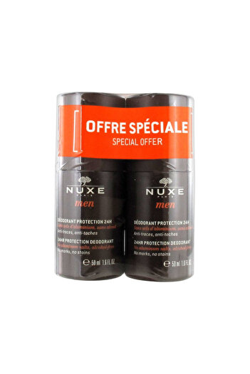Nuxe Men's Deodorant Men 24h Nuxe Duo Pack 2x50ml, Roll-On, 50 ml + 50 ml
