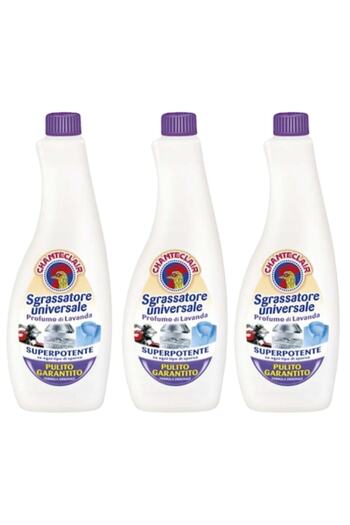 chante clair Pack of 3 x ChanteClair Universal Degreaser with Lavender, Solution 600 ml