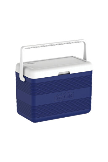 Cosmoplast Deluxe Ice Chest Blue and White 30 Liter