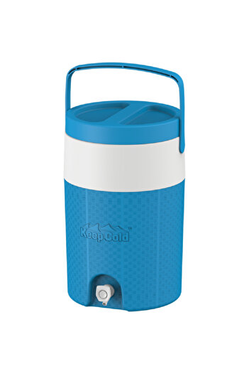 Cosmoplast Leakproof Push Button Tap Keep Cold Water Cooler Assorted Color 2 Gal