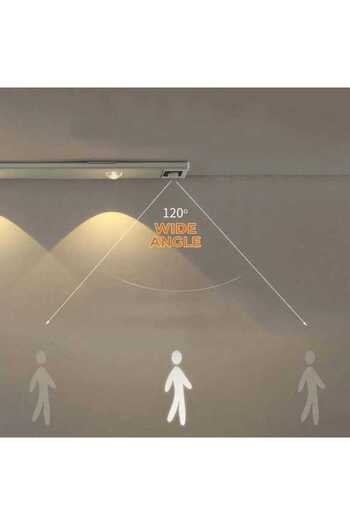 Jiju LED Spot With Motion Sensor 40cm 5v 3 Functions Warm/Cold/Neutral Light Easy to Install, Magnetic
