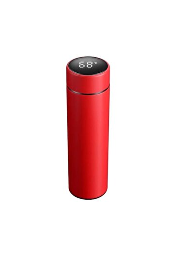 victiny Smart Thermos VICTINY® red with temperature indicator, stainless steel, 500ml