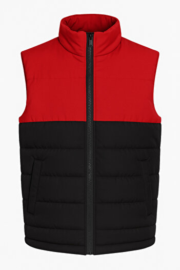 OEM Vesta reversibila matlasata rosu negru-rosu Unisex